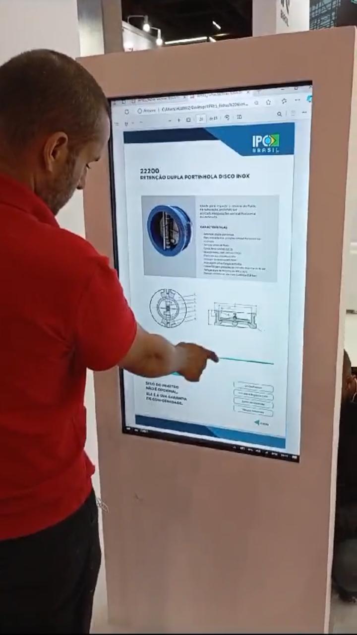 Aluguel de Painel de Led flexível -aluguel de Totem interativo Touch screen-Aluguel de Holobox e holograma 3d em Biguaçu/Santa Catarina