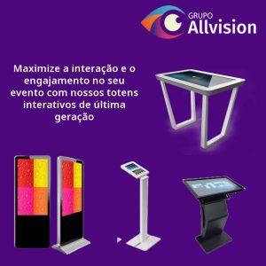 TVs e Monitores para Eventos – Aluguel com Instalação e Paines de led touch screen Suporte Técnico Completo