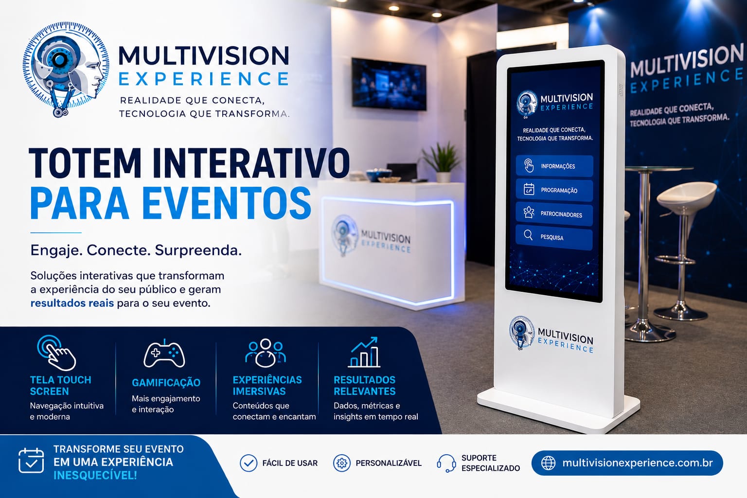 Aluguel de Totem Touch screen Interativos para Palestras, Shows e Lançamentos de Produto e de Marca em Fortaleza, Caucaia, Juazeiro do Norte, 2026