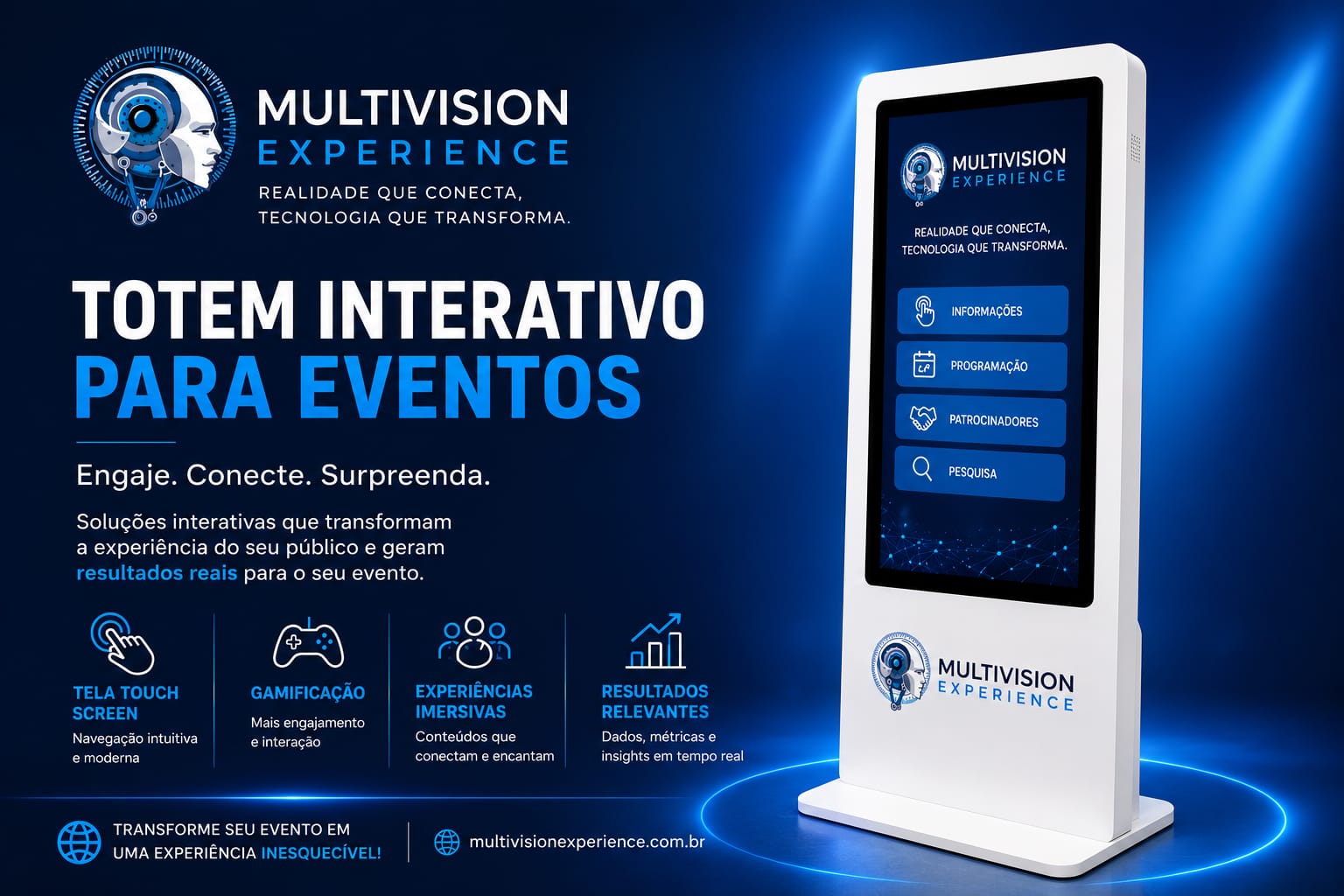 Aluguel de Totem Touch screen Interativos para Palestras, Shows e Lançamentos de Produto e de Marca em Fortaleza, Caucaia, Juazeiro do Norte, 2026